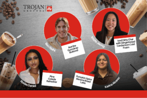 Photos of Student Finals for Trojan Grounds Contest