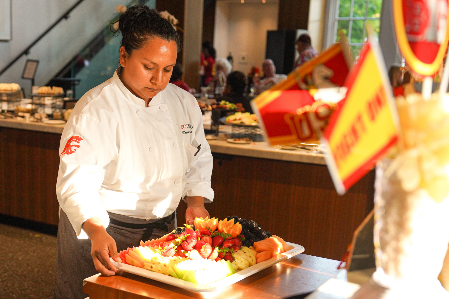 Chef Mireya at the University Club